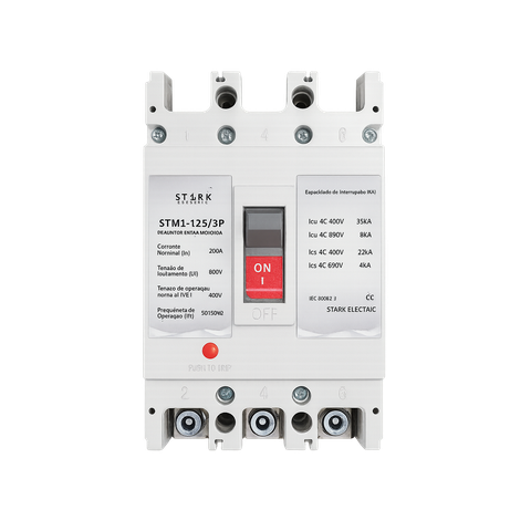 Disjuntor Caixa Moldada Stm1 100a 3p St