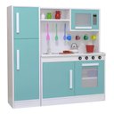 Ver imagem 3 de Cozinha Perfeita Infantil com Fogão Microondas e Geladeira: Menta