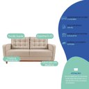 Ver imagem 5 de Kit Sofá 2 Lugares e 2 Poltronas Luxo Moderno Sala de Estar Samuel