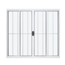 Ver imagem 4 de Janela de Correr Alumínio Branco 04f com Grade Classic