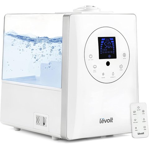 Levoit Umidificador 6l Ultrassônico Quente e Frio com Difusor de Óleos (branco)