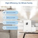 Ver imagem 2 de Levoit Umidificador 6l Ultrassônico Quente e Frio com Difusor de Óleos (branco)