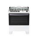 Ver imagem 1 de Fogão 5 Bocas Atlas Agile Up Automático Mesa Inox Branco Bivolt