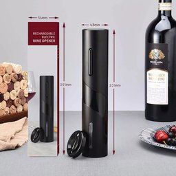 Abridor Vinho Automático À Bateria Recarregável Saca Rolha Bene Casa - 6