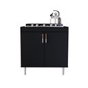 Ver mais imagens de Balcão para Cooktop 0,80m 5 Bocas 2 Portas Turim Preto