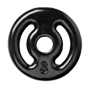 Anilha Emborrachada para Musculação 3 Kg