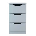 Ver imagem 1 de Gaveteiro para Escritório Quarto 3 Gavetas Multivisão Gav-multi-300 Suporta 3kg Gaveta