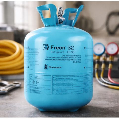 Botija Refrigerante R32 para Refrigeração 3kg Freon Dupont