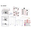Ver imagem 4 de Quarto de Bebê Completo Berço Americano 3 em 1 Colchão Encanto Multimóveis Mp4597 Madeirado