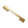 Puxador Porta Minimalist Duplo 300mm Dourado Matte Fosco Zen - 5