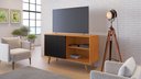 Ver imagem 4 de Rack Carinho 1 Porta Jacm Moveis Cinamomo/preto