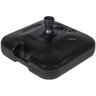 Base para Guarda Sol Sombreiro Suporte Preto Ombrelone 18kg de Piscina Chão - 1