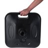 Base para Guarda Sol Sombreiro Suporte Preto Ombrelone 18kg de Piscina Chão - 4