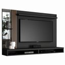 Ver imagem 1 de Painel Paris para Tv de até 55 Polegadas com Nichos e Prateleiras - Vianossa: Preto/naturale