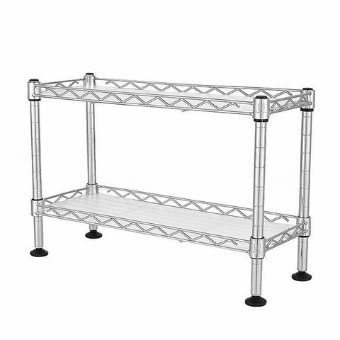 Organizador Grande Rack Aramado de Armário de Cozinha Cromada