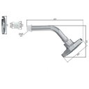 Ver imagem 3 de Chuveiro Articulado Redondo