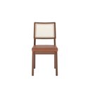 Ver imagem 7 de Conjunto de Jantar Mesa Retangular Harmony 8 Cadeiras Saga - Natural C/ Caramelo