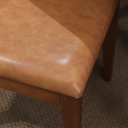 Ver imagem 3 de Conjunto de Jantar Mesa Retangular Harmony 8 Cadeiras Saga - Natural C/ Caramelo