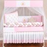 KIT DE BERÇO URSINHO PRINCIPE E PRINCESA11 PECAS KIT AMERICANO DE BERÇO TRANÇA PARA BEBE COM EDREDOM - 1