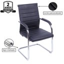 Ver imagem 3 de Cadeira Interlocutor Florença - ORDESIGN - COR PRETO - 32799