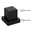 Ver imagem 2 de Acabamentos Registro Quadrado 1/2 3/4 P/ Deca Metal Preto