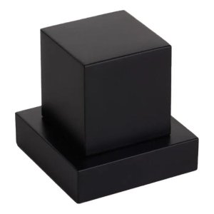 Acabamentos Registro Quadrado 1/2 3/4 P/ Deca Metal Preto