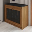 Ver mais imagens de Sapateira Banco Plenitude com Prateleira Interna e Porta Basculante - Lh Móveis