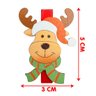 Decoração Árvore Natal Prendedores Alce Rena Jogo Kit 36pçs - 4
