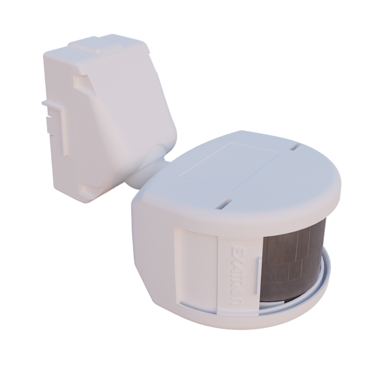 Sensor Presença Luz Lâmpada LED Bivolt 180 Graus Interno Externo Foto Célula Branco Exatron