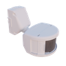Sensor Presença Luz Lâmpada LED Bivolt 180 Graus Interno Externo Foto Célula Branco Exatron - 1