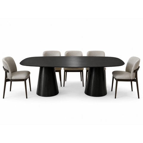 Mesa de Jantar Orgânica Essenza Duocone 230x120cm