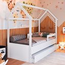 Ver imagem 1 de Cama Infantil Bicama Soninho Branco - Panorama Móveis
