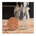 Ver imagem 4 de Pote de Vidro Borossilicato Tampa Rolha Cortiça C/6 Frasco