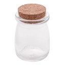 Ver imagem 2 de Pote de Vidro Borossilicato Tampa Rolha Cortiça C/6 Frasco