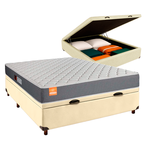 Bicama + Colchão Viuvo D23 Pro Inducol