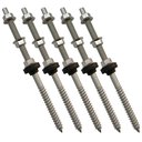 Ver imagem 1 de Parafuso Rosca Dupla para Painel Solar M10 X 20cm - Kit 5 Un