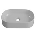 Ver imagem 7 de Cuba Pia de Apoio para Banheiro Oval 43cm Hera C08 Cinza - Mpozenato