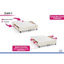 Ver imagem 6 de Cama Base c/Aux 4 Gavetas Queen Castor Poli Clean 158x198x27