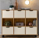 Ver imagem 1 de Nicho Organizador Marrom Freijó com 6 Gavetas Off White 1478 Qmovi