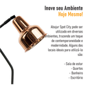 Ver imagem 7 de Kit com 2 Luminárias Coluna Abajur Piso Chão Spot City - Cobre