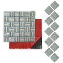 Ver imagem 5 de Pastilha de Vidro Adesiva Kit 11 Uni Parede Cozinha Sala Banheiro Decorativa Moderna Requintado Refo