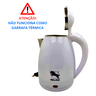 Chaleira Elétrica Jarra Térmica Bule Garrafa Inox Plástico Jarro 1,8 Litros 1500w Potência 220v Bran - 7