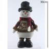 Boneco de Neve Natal em Pe Colorido 30cm Florarte - 5