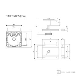 Fechadura Livre Ocupado Banheiro 3f Tarjeta Livre/ocupado Preto - 2 Fechadura Livre Ocupado Banheiro 3f Tarjeta Livre/ocupado Preto - 2