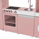 Ver imagem 4 de Cozinha Infantil Luli C/ Refrigerador, Fogão, Micro-ondas, Máq. Lavar/tabua Passar Rose
