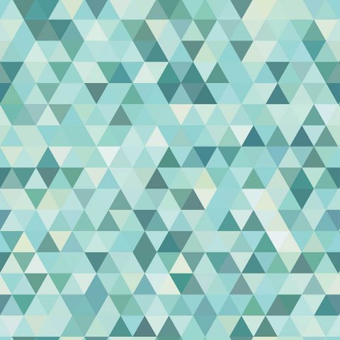 Papel de Parede Geométrico Acqua Triângulos - 3,30x0,50m