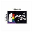 Ver imagem 2 de Tapete Capacho Shantay You Stay Lgbt 60x40 Cm Antiderrapante