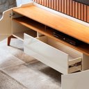 Ver imagem 5 de Rack Bancada para Sala Ambiente Studio 2.2 Off White Nature - Imcal