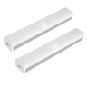 Kit 2 Luminárias Barra Led De 30CM Com Sensor De Presença USB Para Armários Closets Nichos Escadas G - 3