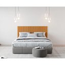 Ver imagem 1 de Cabeceira de Casal/queen com Ripado Zoe - Casa Móveis Br - Nature